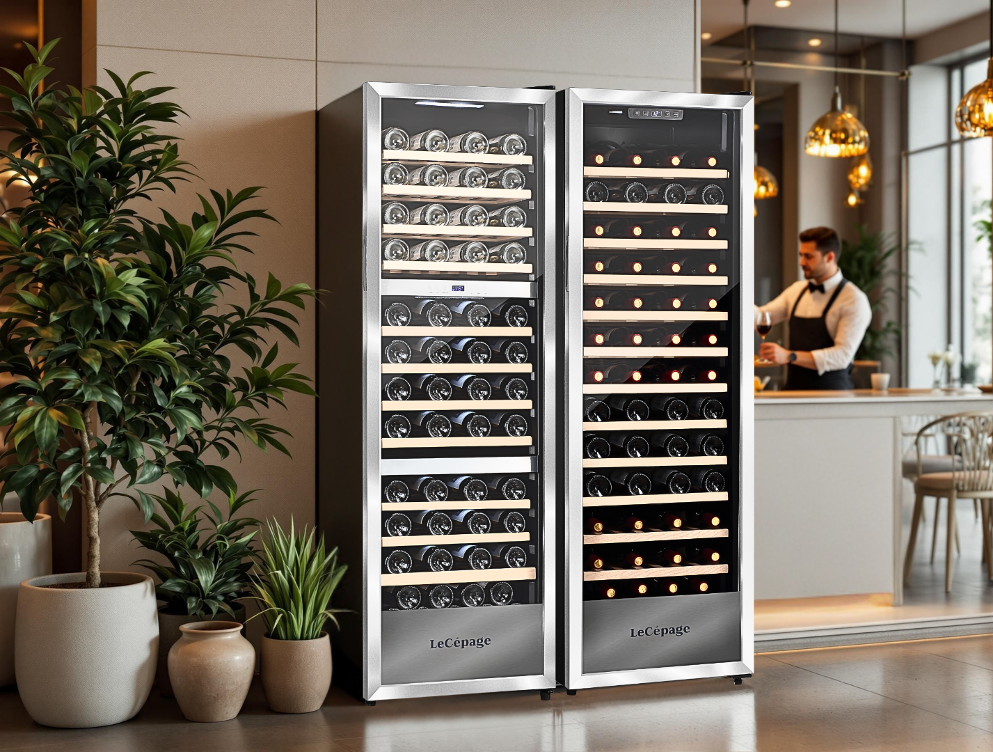 AGK1403ZPVXFS 98 Bouteilles Triple Zone Polyvalente | LeCépage