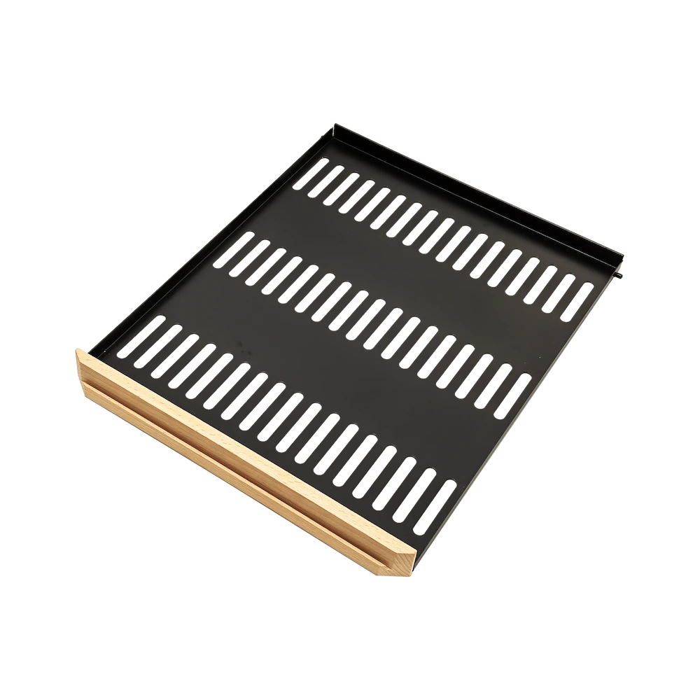 Étagère métallique plate fronton bois pour AGCS200VN2Z2D