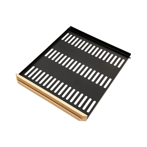 Étagère métallique plate fronton bois pour AGCS200VN2Z2D
