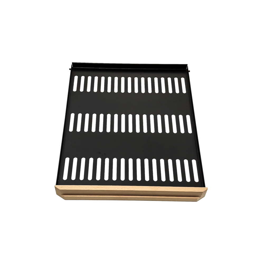 Étagère métallique plate fronton bois pour AGCS200VN2Z2D