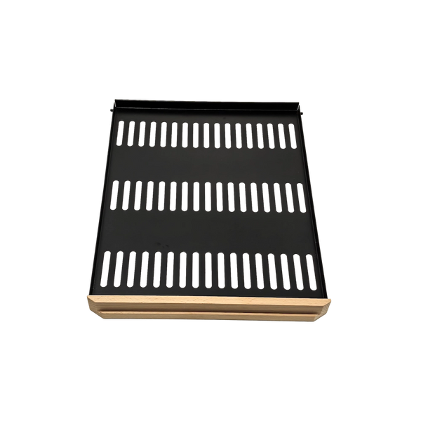 Étagère métallique plate fronton bois pour AGCS200VN2Z2D