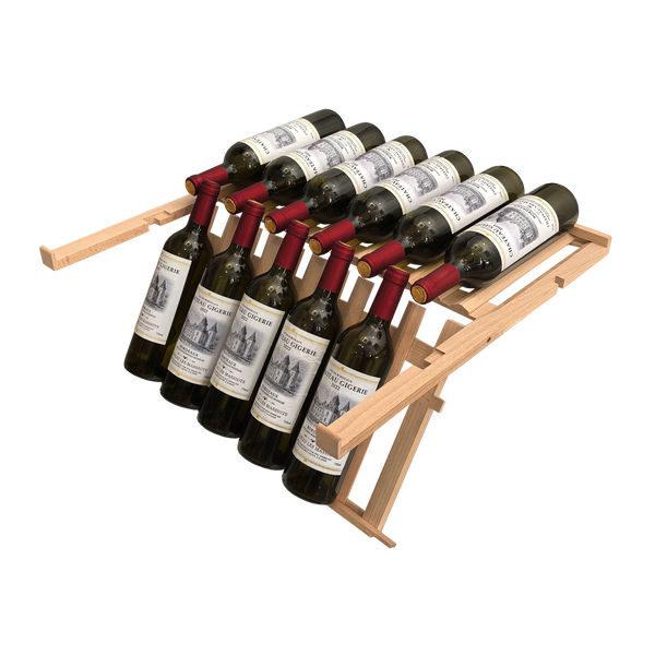 Clayette de presentation en bois LJS294WOODSHELVE pour cave a vin Lecepage 66 cm