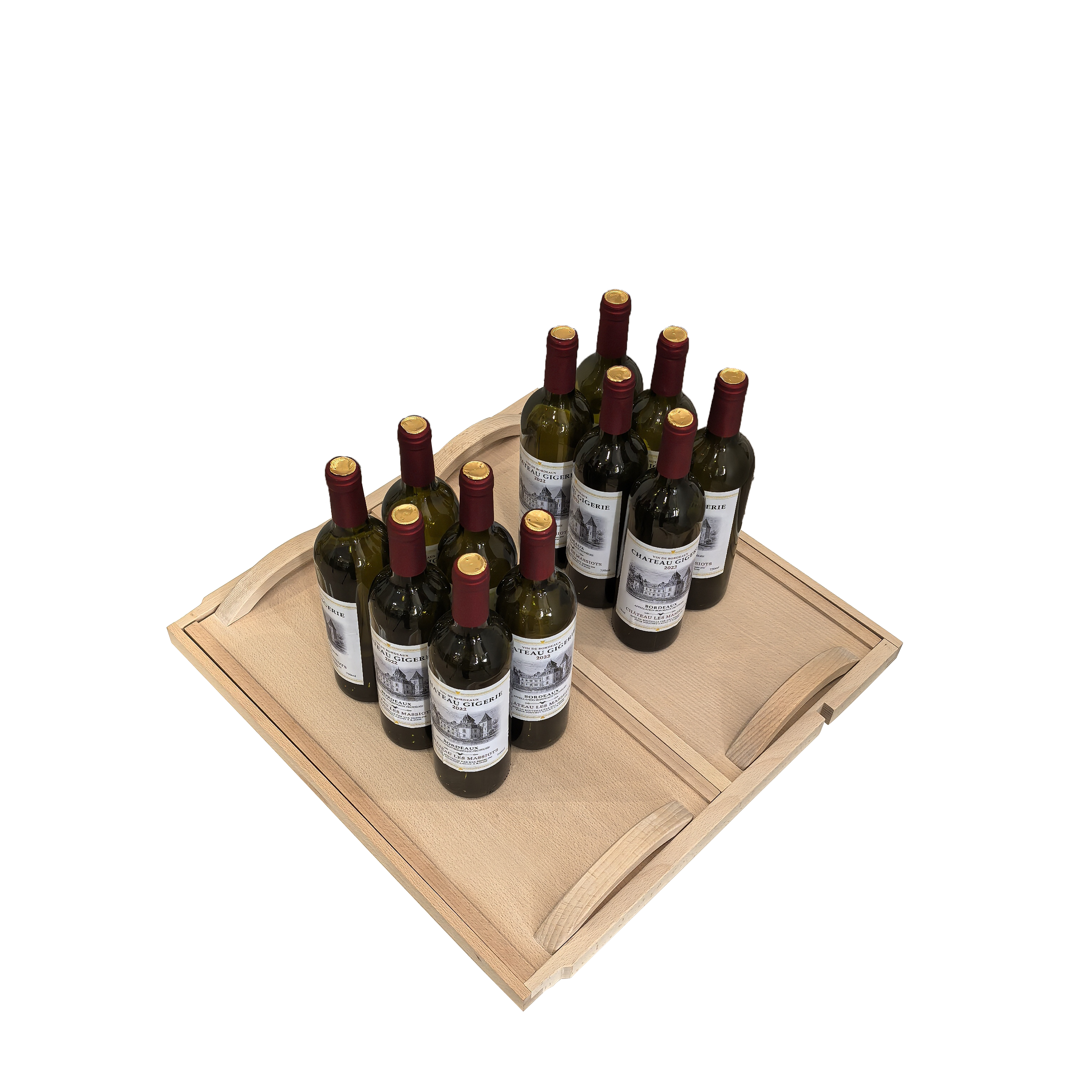 Etagère en bois LJS294WOODSHELVE pour cave à vin Lecépage 66 cm