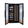 AGCS200VN2Z2D 198 bouteilles Cave à Vin et à Boissons à Double Zone avec Double Porte | LeCépage
