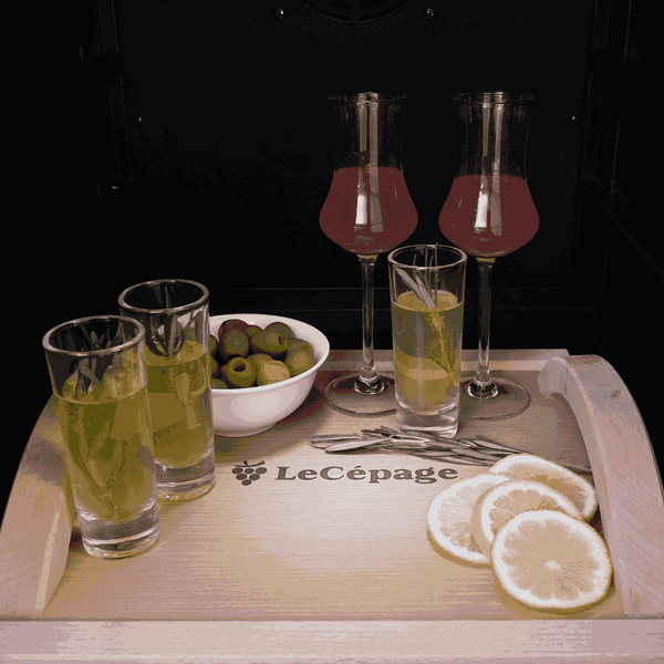 AGCS200VN2Z2D 198 bouteilles Cave à Vin et à Boissons à Double Zone avec Double Porte | LeCépage