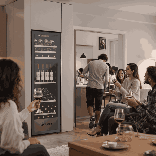 AGK168PV 168 Bouteilles Monozone Veillissement | LeCépage