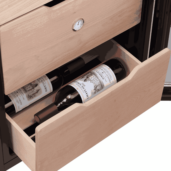 AGK3ZMULTI 282L Cave à Vin et Boissons à Triple Zone Polyvalente | LeCépage