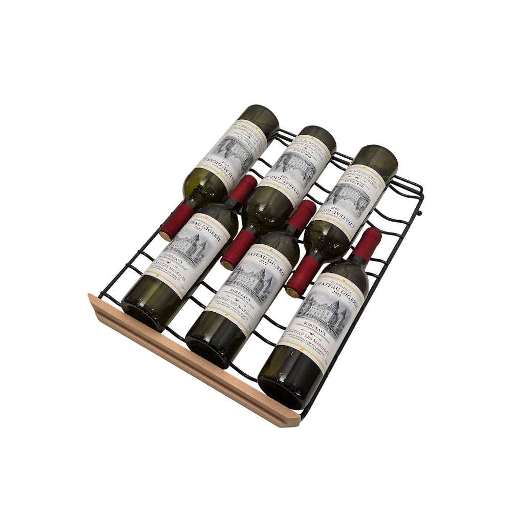 Etagère en fil ondulé fronton bois pour AGCS200VN2Z2D
