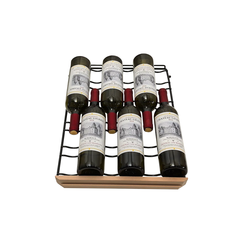 Etagère en fil ondulé fronton bois pour AGCS200VN2Z2D