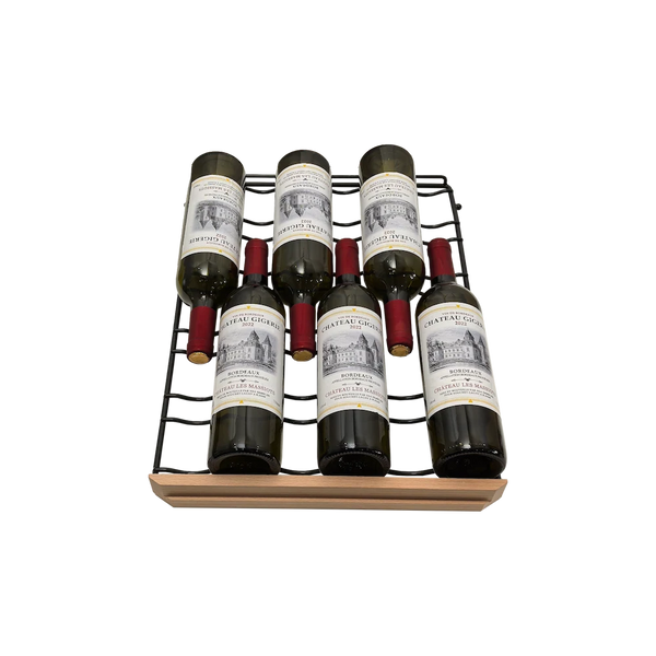 Etagère en fil ondulé fronton bois pour AGCS200VN2Z2D
