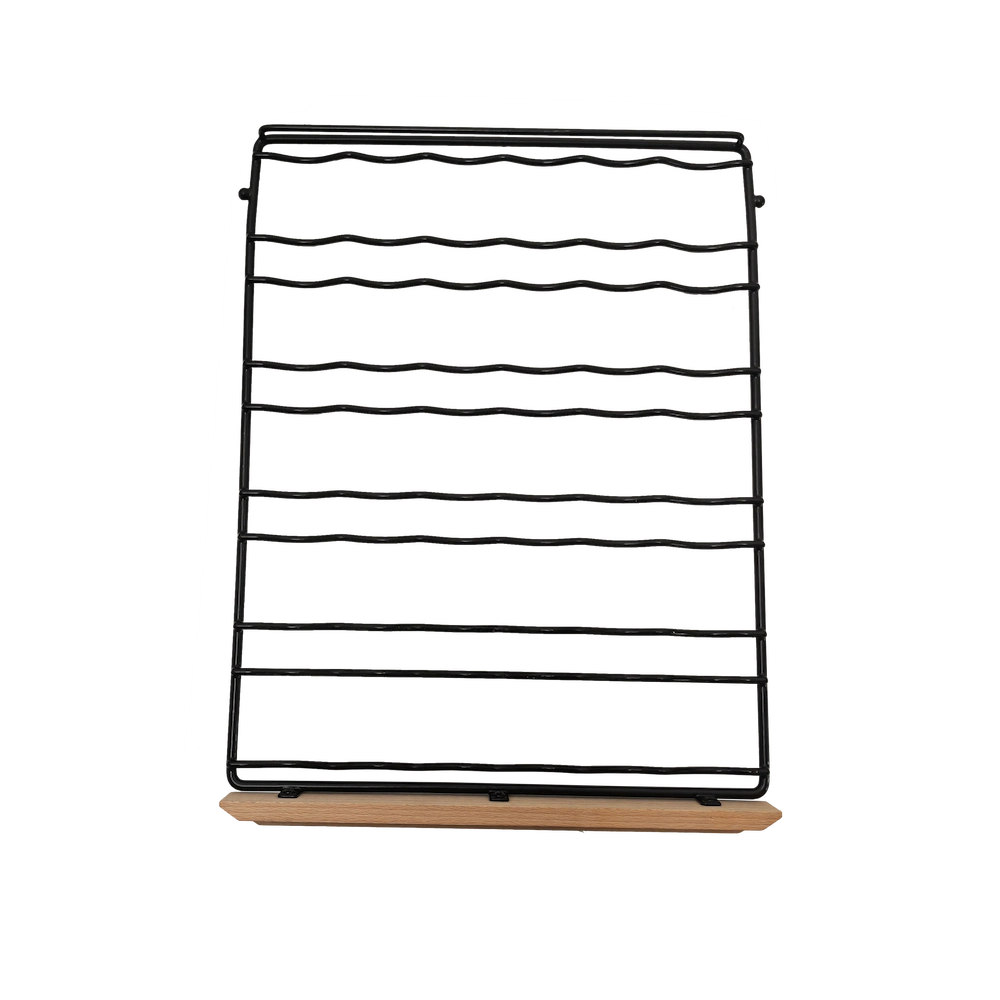 Etagère en fil ondulé fronton bois pour AGCS200VN2Z2D